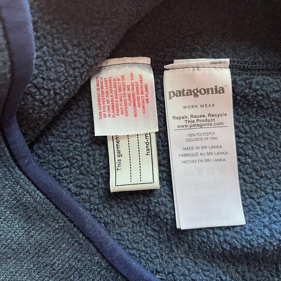 Patagonia 1/4-zip navy Better Sweater M 10 - Picture 5 of 10